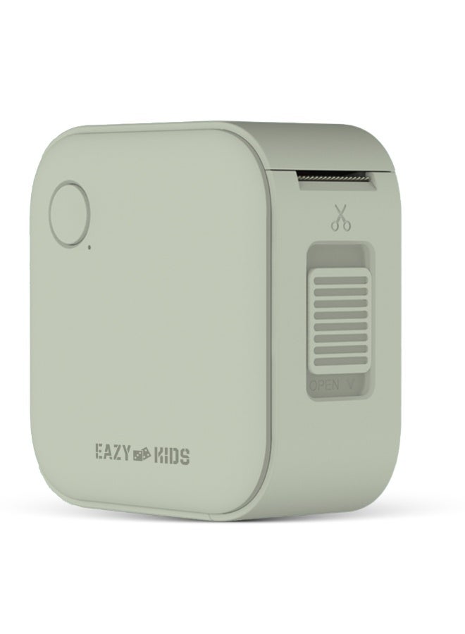Eazy Kids Mini Label Maker Printer with 180 Labels Roll, Smart App Control for Home, Office, School - Green - Image 3