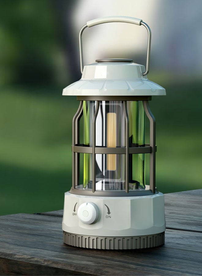 Sharpdo Outdoor Camping LED Lamp, 250 Lumen Tent Light with Double-Row LEDs, Chrome-Plated Anti-Corrosion Handle, Battery Powered - Image 2