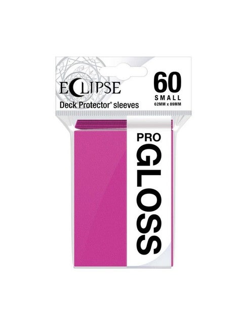Ultra Pro Eclipse Gloss Small Sleeves 60 Count (Hot Pink) Protect All Your Gaming Cards Sports Cards And Collectible Cards With Ultra Pro'S Chromafusion Technology