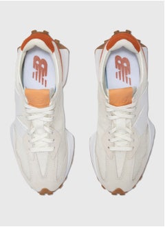 NB NB Retro 327 Seasonal Classic Shoes Orange And White  - Image 3