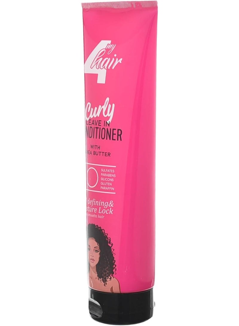 4 My Hair Curly Leave In Conditioner With Shea Butter - 250ml - Image 3