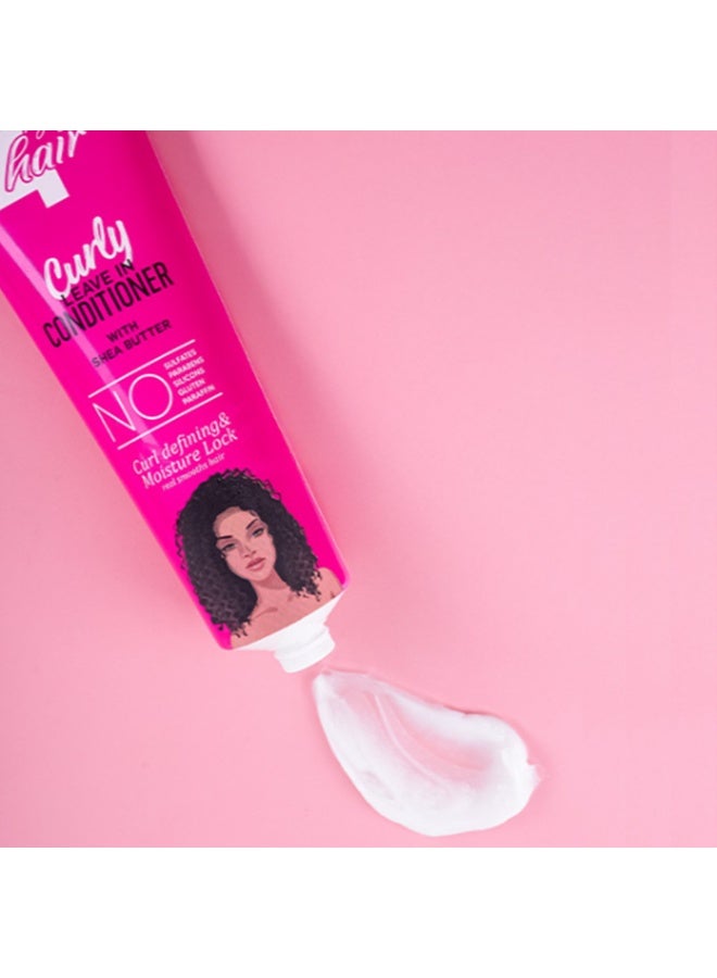 4 My Hair Curly Leave In Conditioner With Shea Butter - 250ml - Image 2