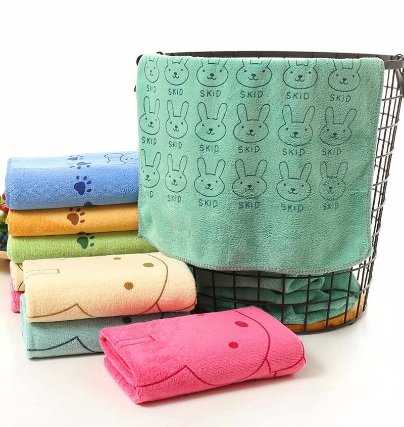 DRESSABLY Newborn Baby's Cotton Washcloth Soft Bath Towel (Colour and Prints May Vary, Medium, 60cm x 120cm) - Image 3