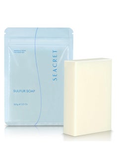 Seacret SEACRET Sulfur Soap Bar for Face  Body  NaturePowered Sulfur Cleanser for Radiant Skin Sulfur Skin Care Sulfur Bar Soap Sulfur Soap 