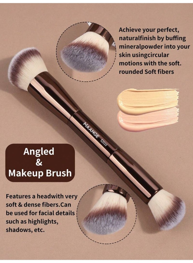 مانجي فرش مكياج ناعمة لتوزيع كريم الأساس والبودرة قطعة واحدة - Image 1