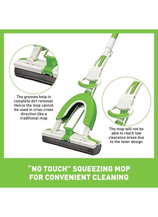 Scotch Brite - Scotch-Brite Butterfly Mop Starter kit  Handle   Refill   1 set pack   no messy hands when cleaning   General purpose clean  easy to use   All Floors   Cleaning Mop - Image 1