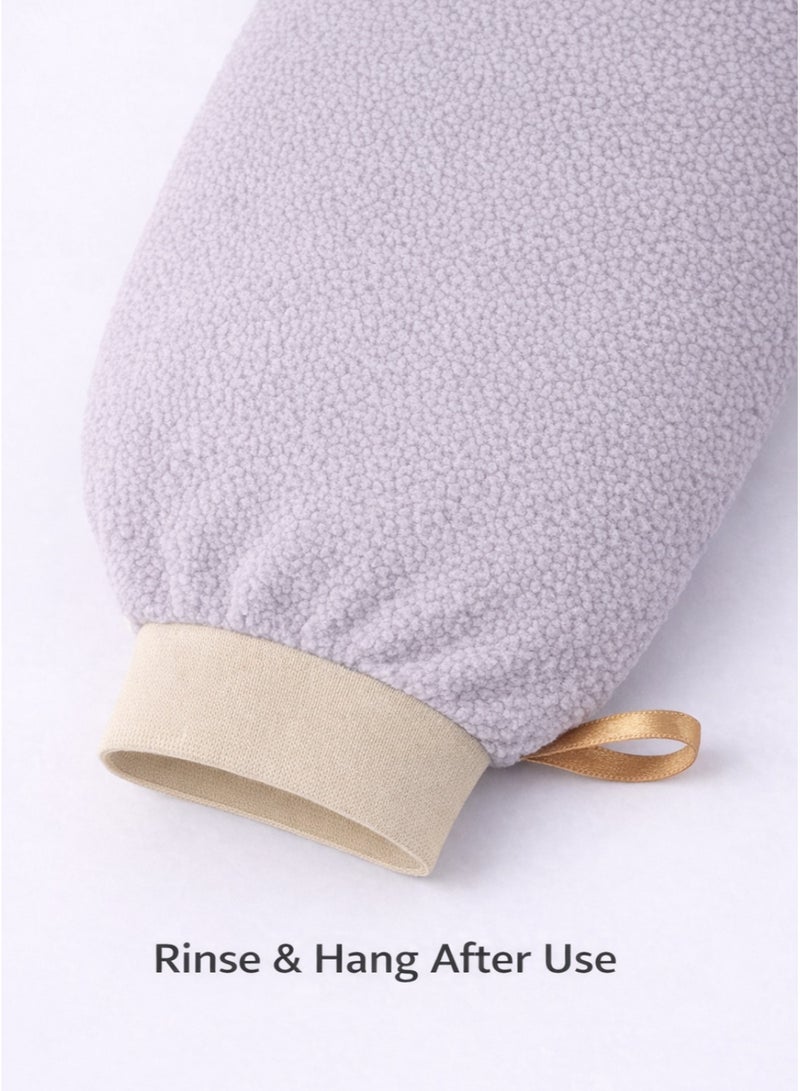 IKBEN Moroccan Exfoliating Bath Gloves 4 PCS Set – Deep Cleansing Body Scrub Mitts for Shower & Hammam, Dead Skin Remover for Men & Women - Image 5