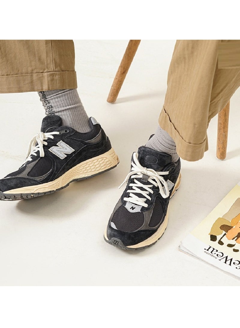 New Balance New Balance 2002R Casual Colorblock Sneakers Black/Brown - Image 2