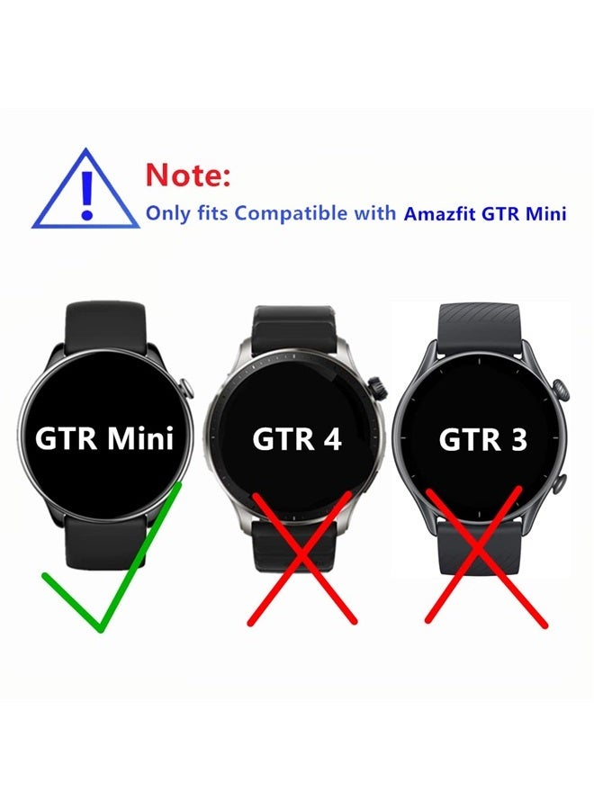 MIHENCE Compatible for Amazfit GTR Mini Screen Protector, HD Full Coverage Invisible TPU Screen Protector Compatible for GTR Mini Smart Watch (3PCS) - Image 2