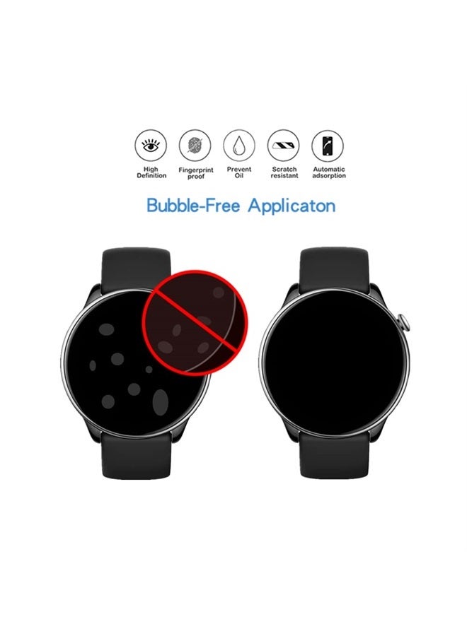 MIHENCE Compatible for Amazfit GTR Mini Screen Protector, HD Full Coverage Invisible TPU Screen Protector Compatible for GTR Mini Smart Watch (3PCS) - Image 5