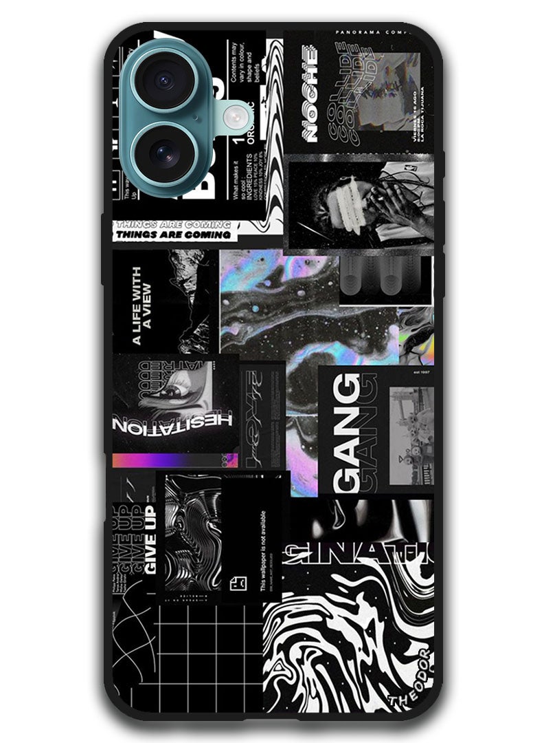 Theodor Protective Case Anti Scratch Shock Proof Bumper Cover For iPhone 16 (6.1)-inch Anxiety Being 2 - Image 1