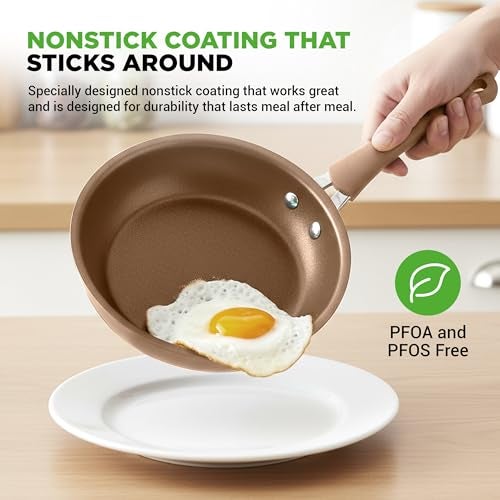 NutriChef 20-Piece Pots and Pans Set Non Stick – Induction Cookware Set, PFAS-Free Nonstick Cookware for All Cooktops, Includes Bakeware & Kitchen Utensils - Image 4