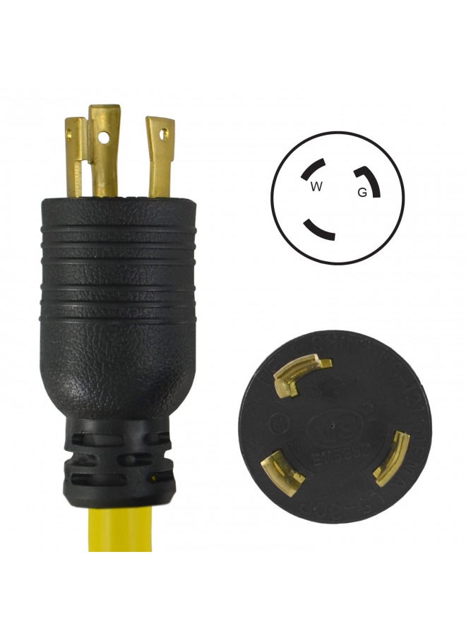 Conntek - Conntek 20571: 30 Amp L5-30 Locking Style Generator Extension Cord, 25 Feet - Image 1