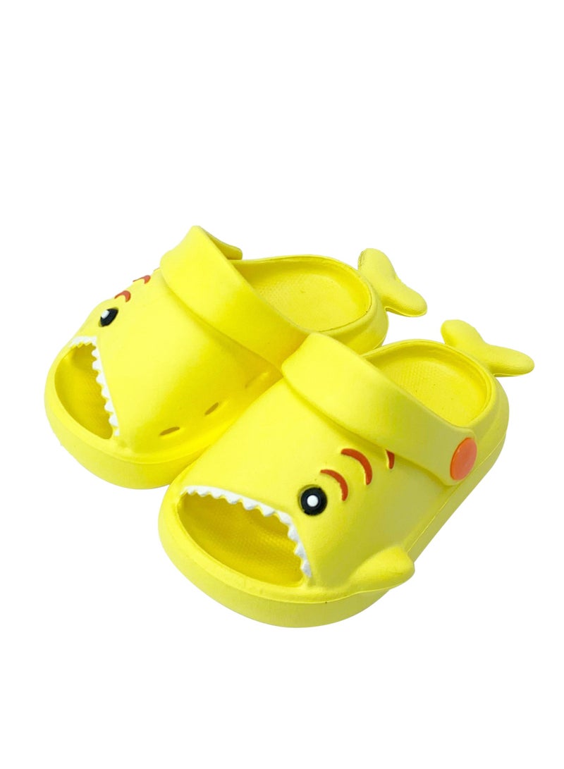 Style Kids Soft Anti Slip Shark Mouth Sandals And Slippers CZ-95-K-YL - Image 1