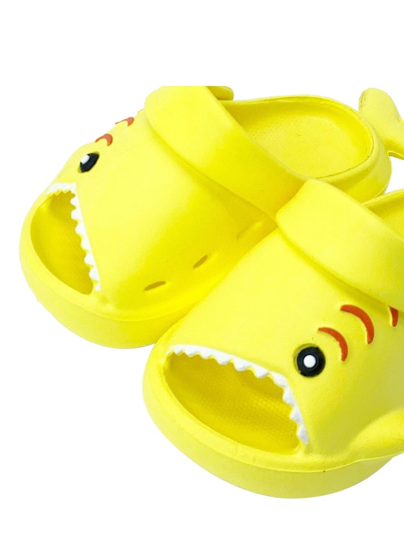 Style Kids Soft Anti Slip Shark Mouth Sandals And Slippers CZ-95-K-YL - Image 2