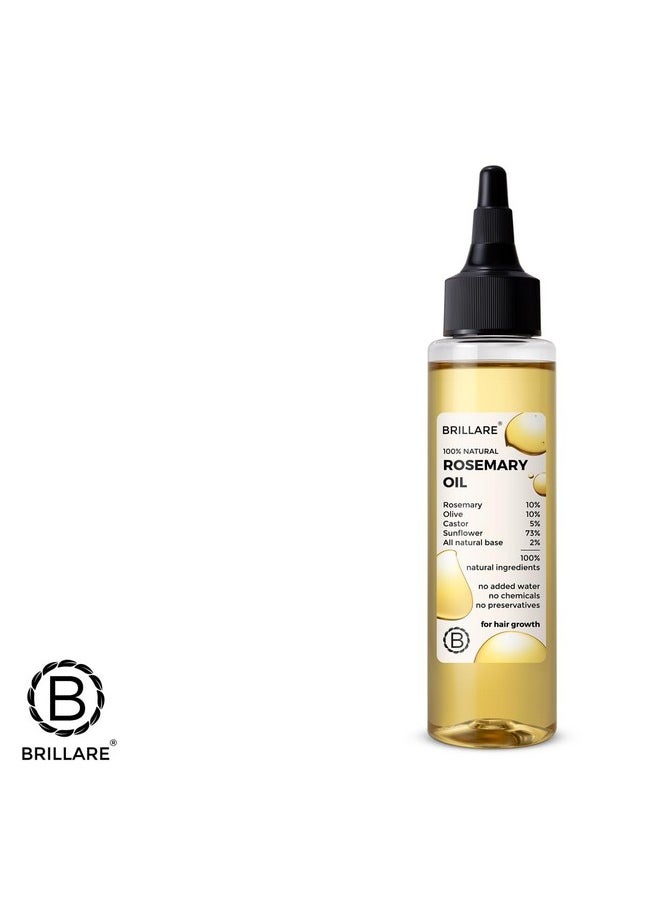 BRILLARE Rosemary Hair Oil For Hair Growth 100 Ml  - Image 4