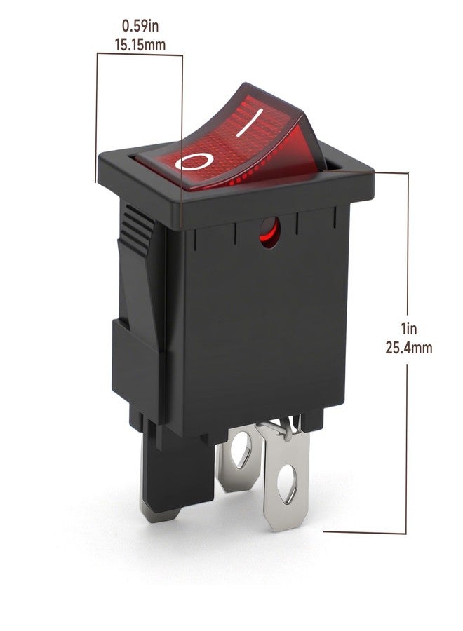 SRIAOO（2pack for 20316.0001 Replacement Warmer Switch Compatible with Bunn Coffee Makers GR, GRX, GRX-B, GRX-W, BX, GR10, B10 – On/Off Illuminated Rocker Switch - Image 2