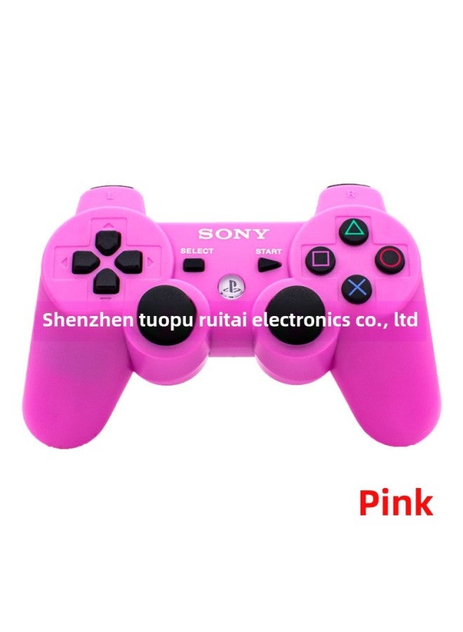 Wireless Bluetooth Ps3 Game Controller Universal Button Gamepad Direct Sale From Manufacturer Digital Computer Gaming Joystick-Product Color:Pink  - Image 1