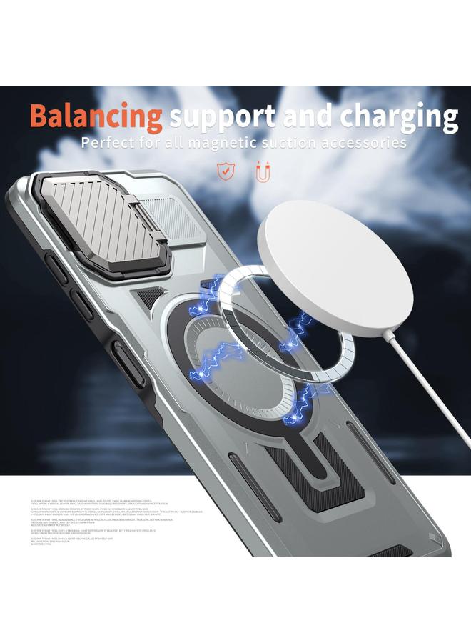 اس-توب جراب لهاتف Samsung Galaxy A05 Shield Frame Holder MagSafe جراب هاتف - Image 3