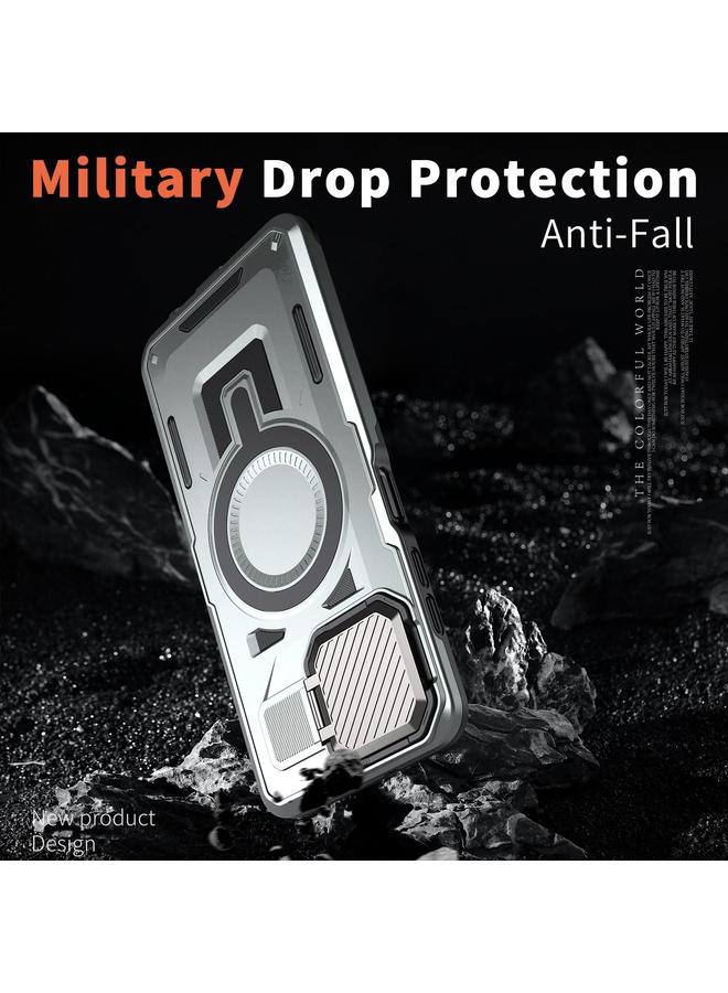 اس-توب جراب لهاتف Samsung Galaxy A05 Shield Frame Holder MagSafe جراب هاتف - Image 4