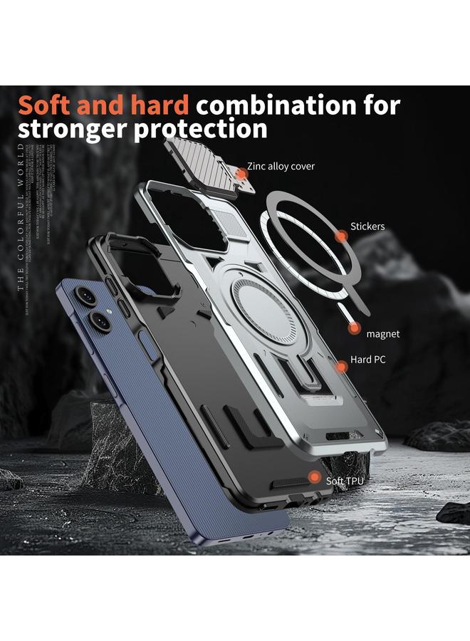 اس-توب جراب لهاتف Samsung Galaxy A05 Shield Frame Holder MagSafe جراب هاتف - Image 5