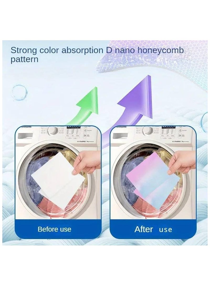 MOMENT Color & Dirt Collector Color Catchers For Laundry, 50-Pack Color Grabber Laundry Sheets Essential For Home Use Color Catcher Maintains Original Color Of Clothing - Image 3