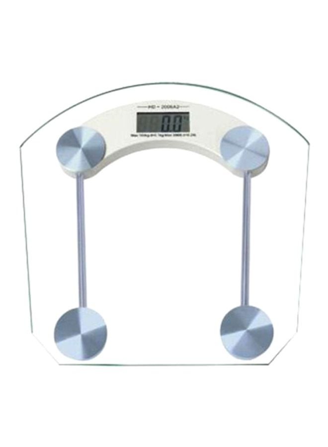 Generic Digital LCD Electronic Glass Weighing Scale White - Image 1