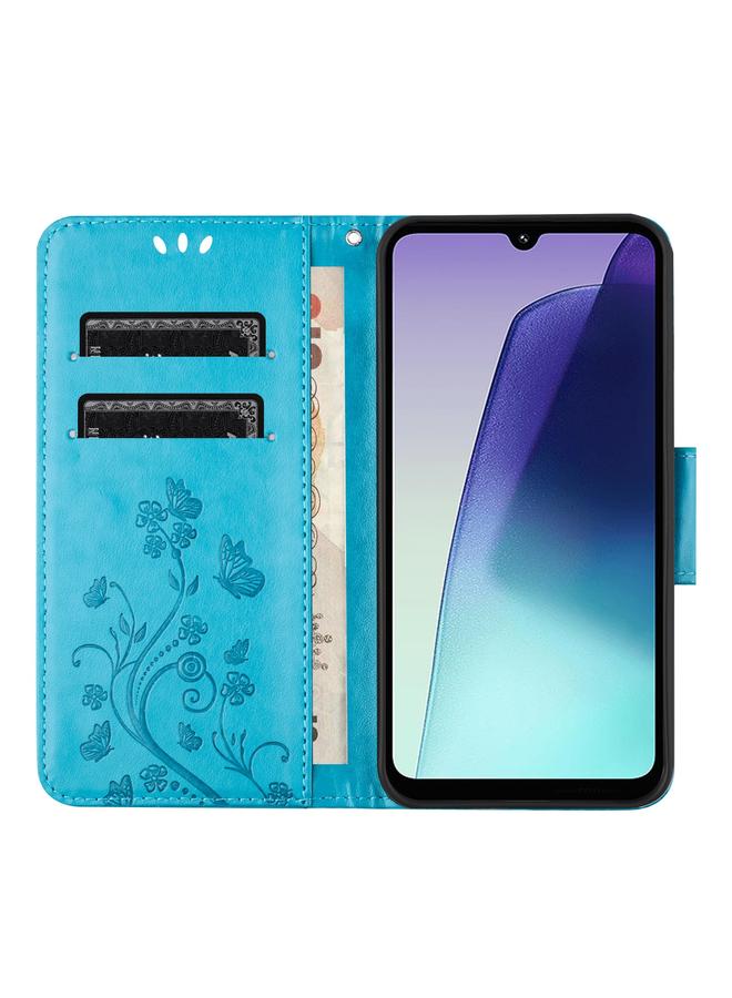 اس-توب جراب لهاتف Redmi Note 14 Pro+ 5G جراب هاتف جلدي قلاب بنمط زهرة الفراشة - Image 4