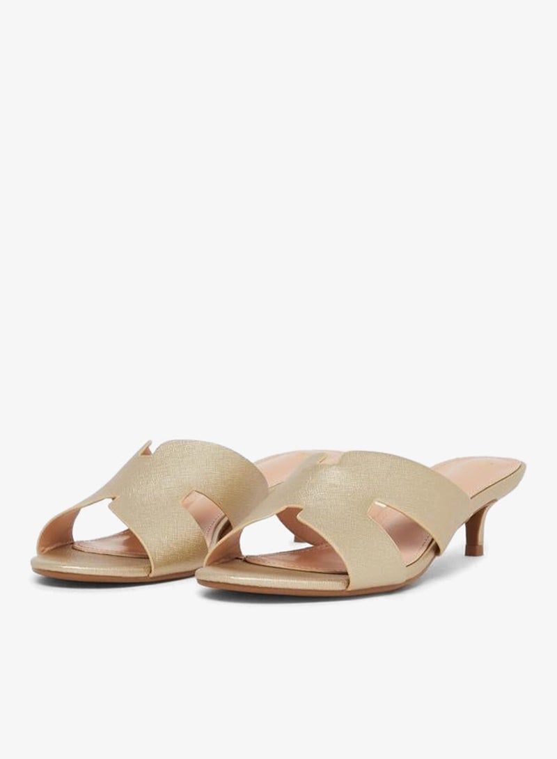 Styli Wide Strap Low Heel Mules - Image 3