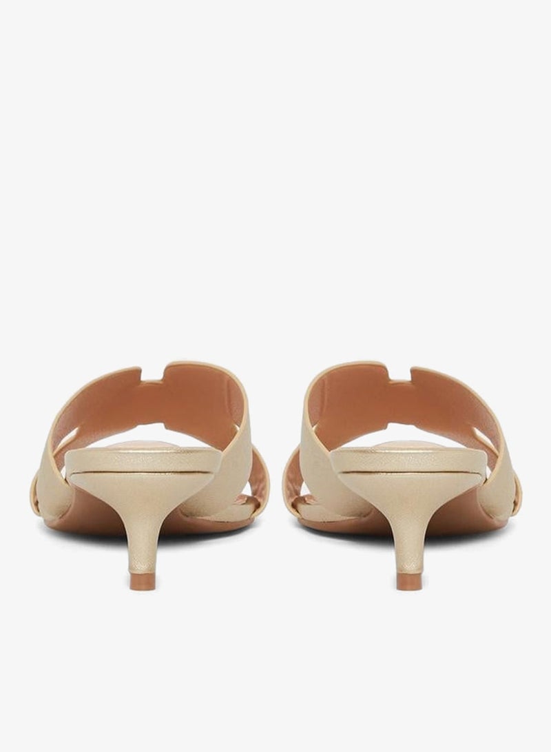 Styli Wide Strap Low Heel Mules - Image 5