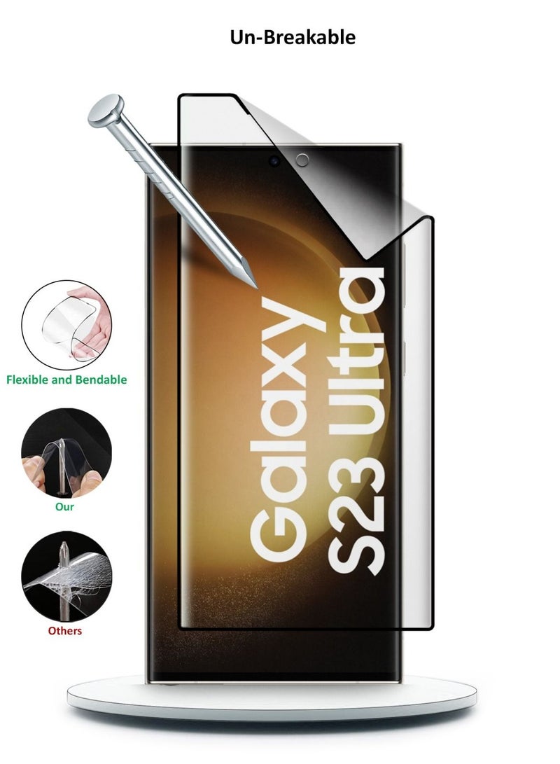 Techie 9D Matte Ceramic Screen Protector for Samsung Galaxy S23 Ultra / S22 Ultra - Image 3