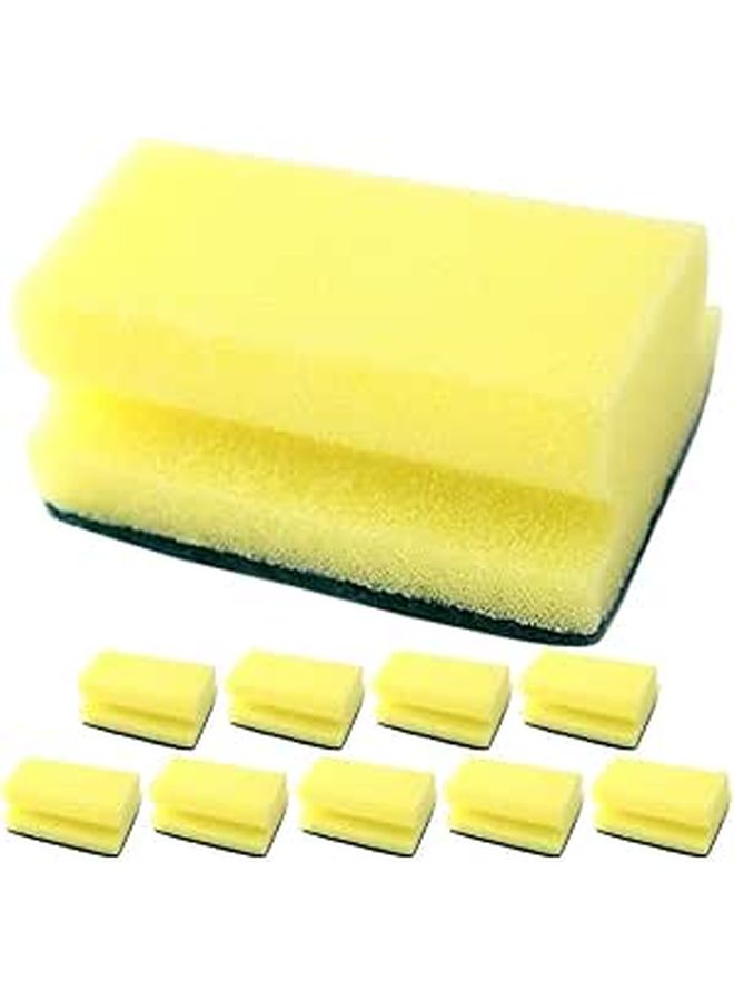 Scratch Resistant Dish Scrub Sponges 10PCS Multi Functional Kitchen Cleaning Pads - Image 1