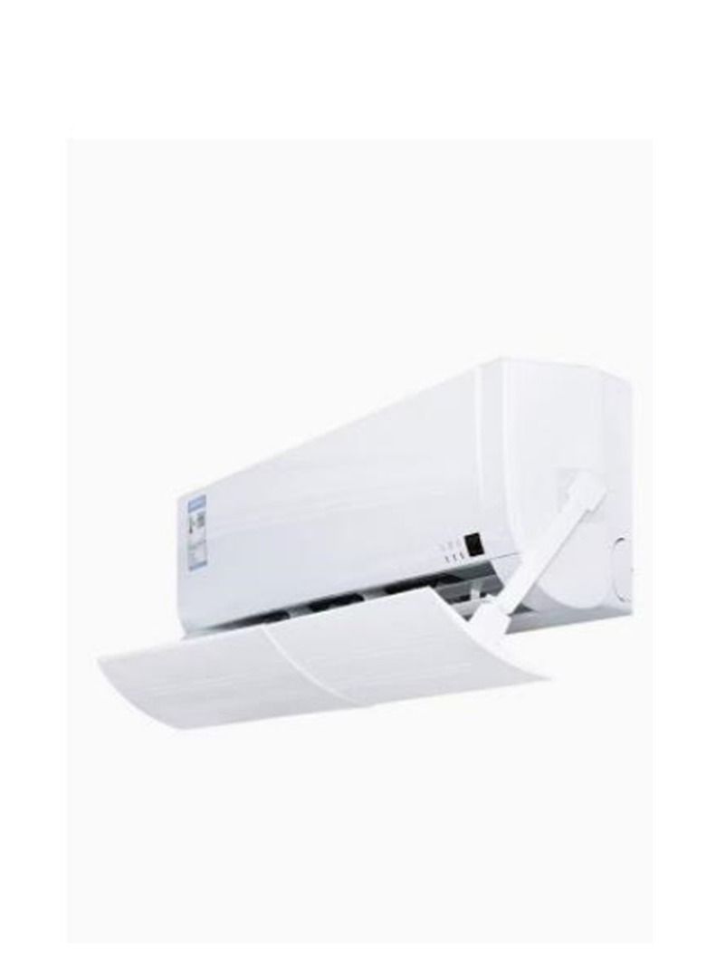 Adjustable Air Conditioner Cover Anti Direct Wind Deflector  White - Image 1