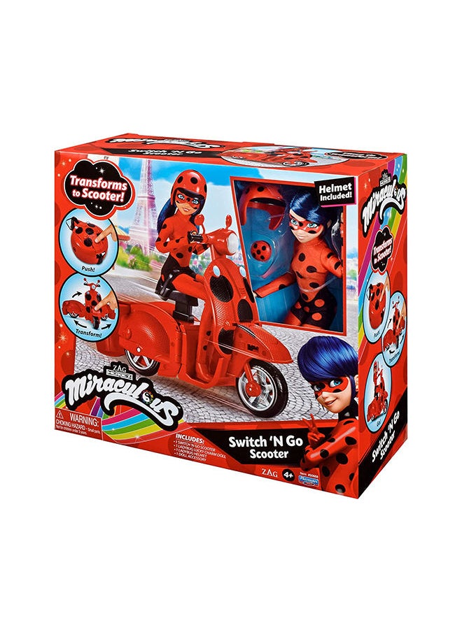 Miraculous - Switch N Go Scooter With Exclusive Fashion Doll and Accessories - Image 1