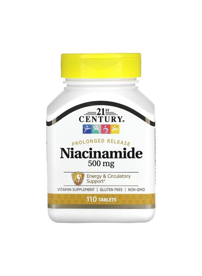 21st Century Prolonged Release Niacinamide 110 Tablets - Image 1