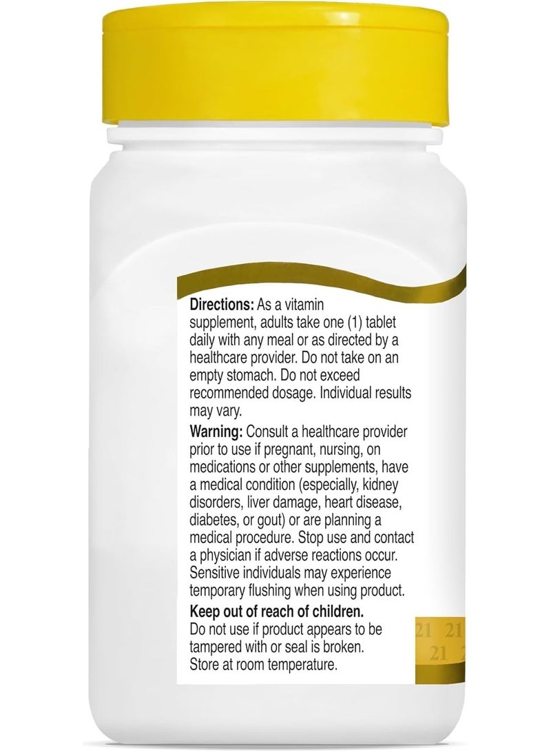 21st Century Prolonged Release Niacinamide 110 Tablets - Image 3