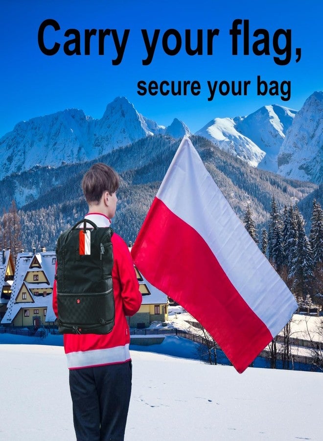 tag8 [Pack 2] tag8 Poland Flag Smart Luggage tag |Trendy Luggage tag ID Identification | Suitcase Tag | Fashionable Digital Name tag | Airline Compliant, SITA World Tracer Code Enabled | Gift idea - Image 3