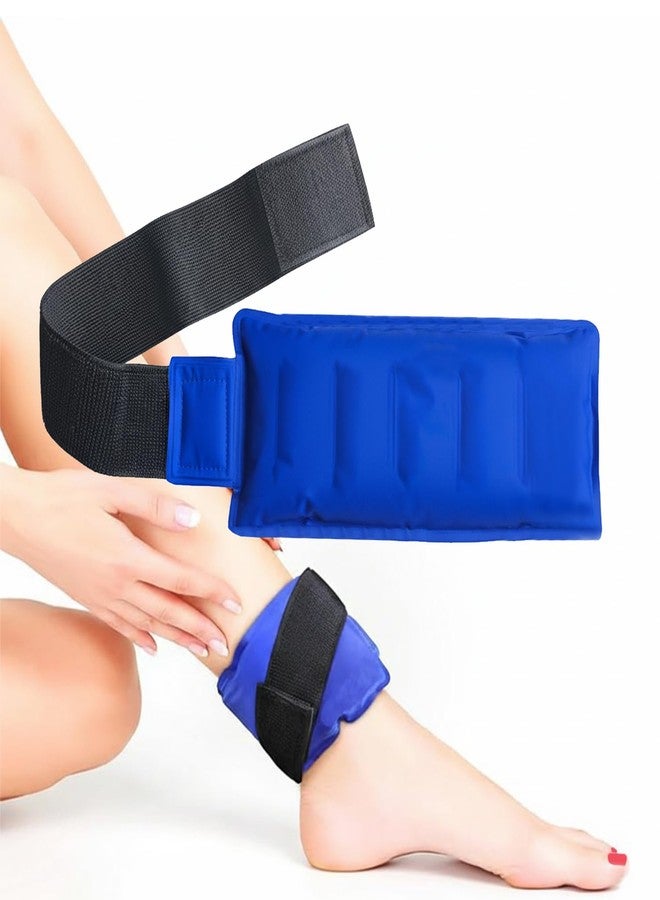 KARP Flexible Reusable Hot & Cold Therapy Gel Pack with Adjustable Compression Wrap | Relief for Ankle, Foot, Wrist, Elbow, Joint Pain, & Post-Surgery Recovery | Durable, Soft & Reusable | Ideal for home, office, gym, or travel (1 Pack) - Image 1