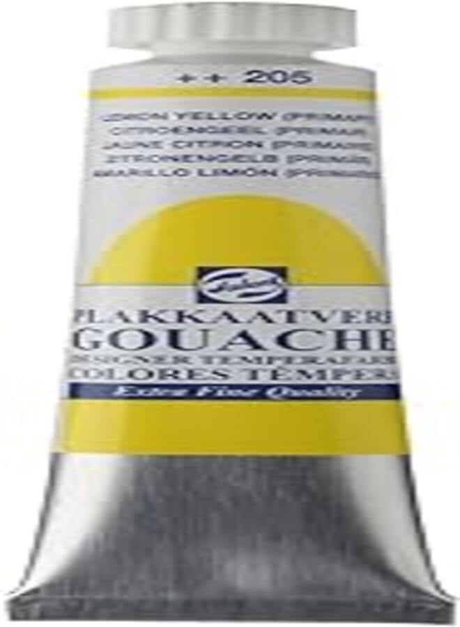 Talens 205 Gouache Water Color - Lemon Yellow, 20 Ml