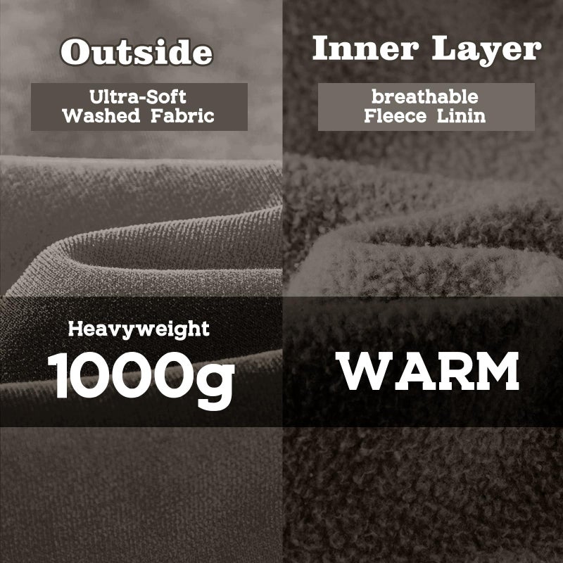 Dnzzs Womens Zip Up Hoodie Oversized Acid Wash Sweatshirts Heavyweight Fall Fashion Outfits Casual Jackets Winter Clothes,Grey,Medium - Image 4