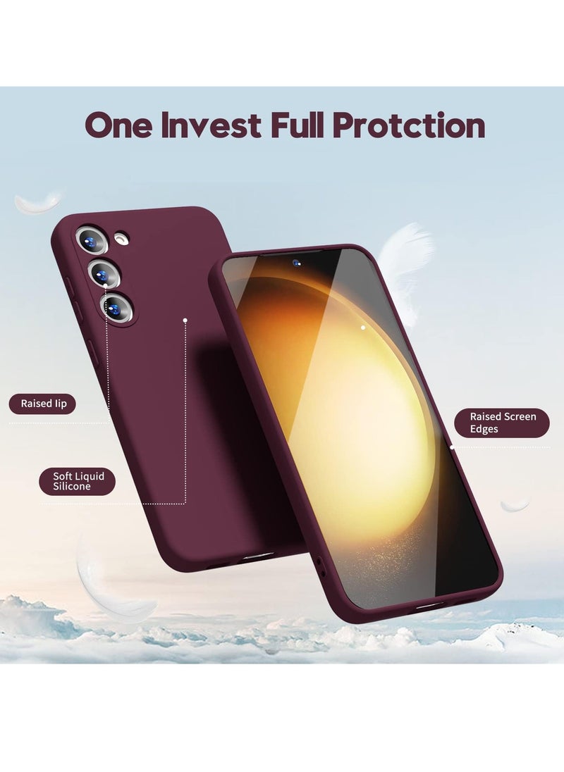 BORTONY Samsung Galaxy A55 Case Cover Flexible Soft Silicone Slim Fit Case for Galaxy A55 Anti Scratch with Inside Microfiber Lining Shockproof Protective Phone Case for Galaxy A55 Case 6.6 inch  - Image 3