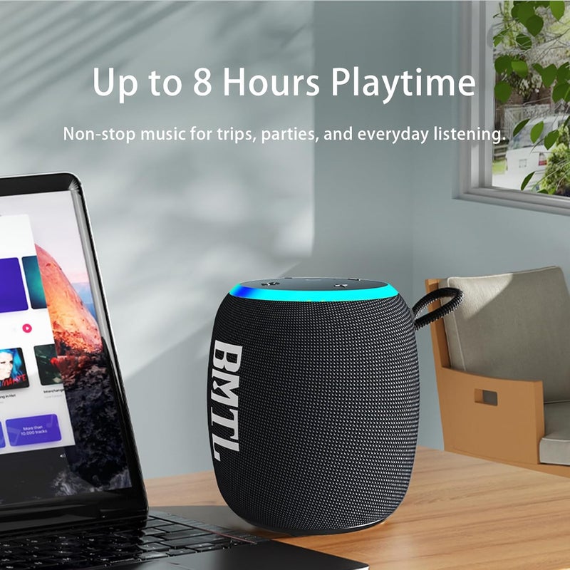 xdobo BMTL Rainbow Bluetooth Speaker, 15W Portable Wireless Speaker with Type-C Charging, Bluetooth 5.3, Deep Bass, IPX7 Waterproof, TF Card Support - Image 3