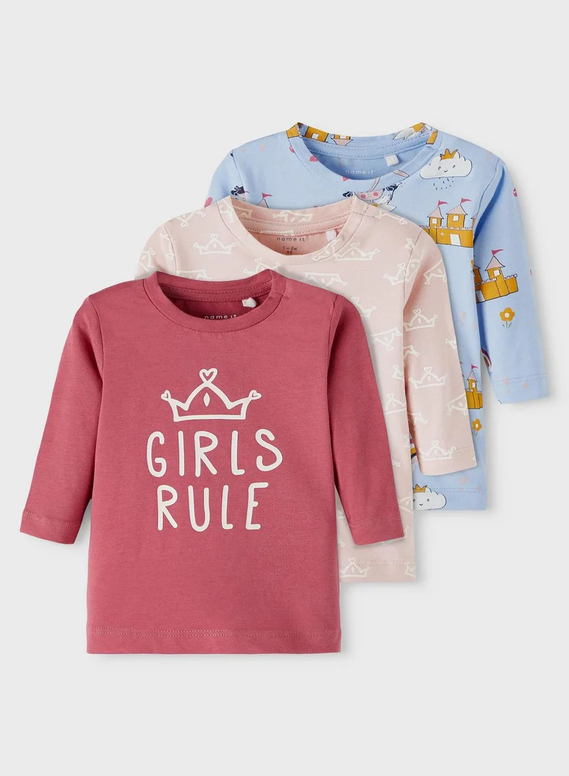 NAME IT Kids 3 Pack Assorted T-Shirt