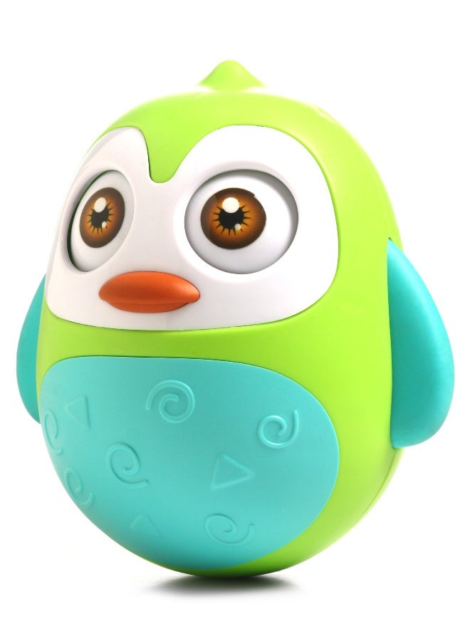PlayNation Play Nation Roly Poly Penguin, Hand Eye Coordination, Delightful Gift Choice, Engaging Activity, 0 Month+, 11.9 x 11.3 x 12.6 cm - Green And Blue - Image 2