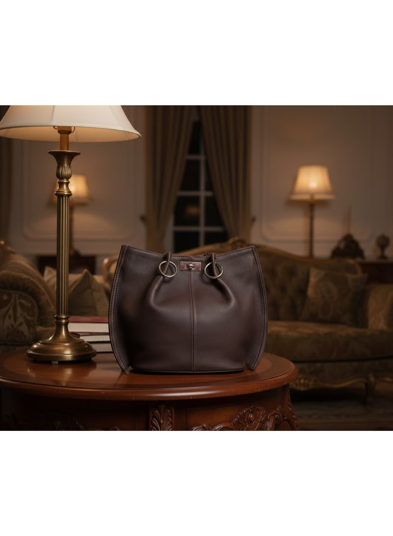 Elegant Suede Tote Bag | Modern Versatility - Image 2