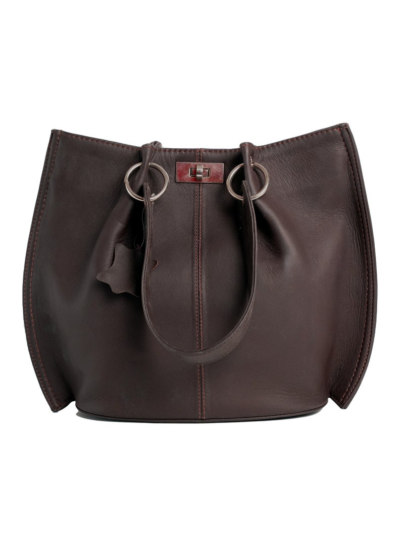 Elegant Suede Tote Bag | Modern Versatility - Image 1