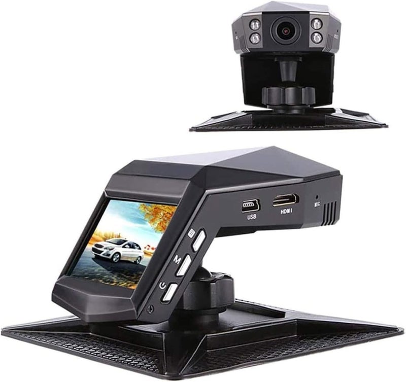 for DASH Cam Car Video With Center Console LCD Car DVR Video HD 1080P Recorder 5V Dual Recording for DASH Cam - Image 1