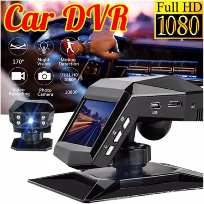 for DASH Cam Car Video With Center Console LCD Car DVR Video HD 1080P Recorder 5V Dual Recording for DASH Cam - Image 2