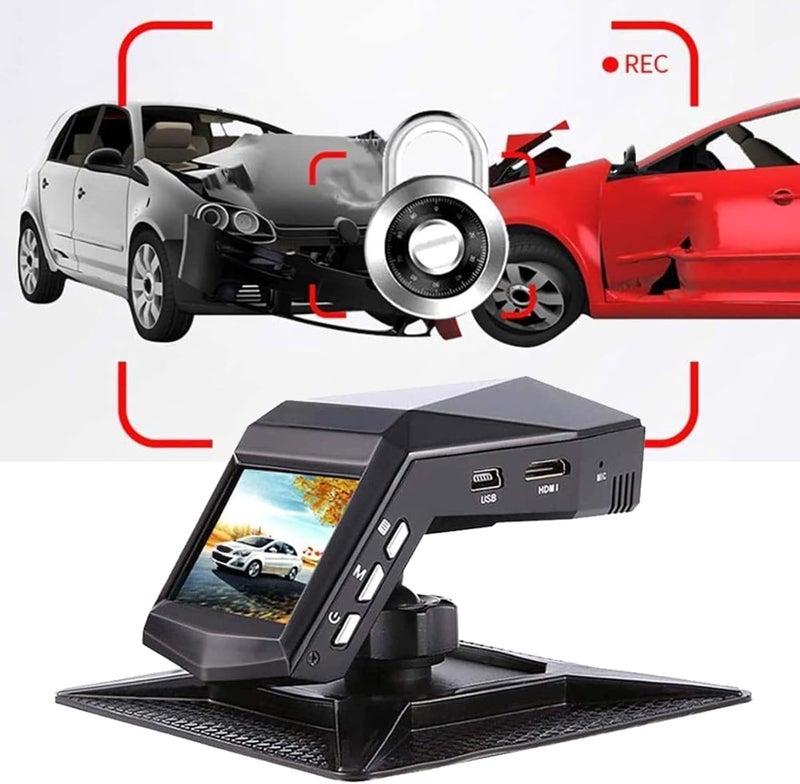 for DASH Cam Car Video With Center Console LCD Car DVR Video HD 1080P Recorder 5V Dual Recording for DASH Cam - Image 4