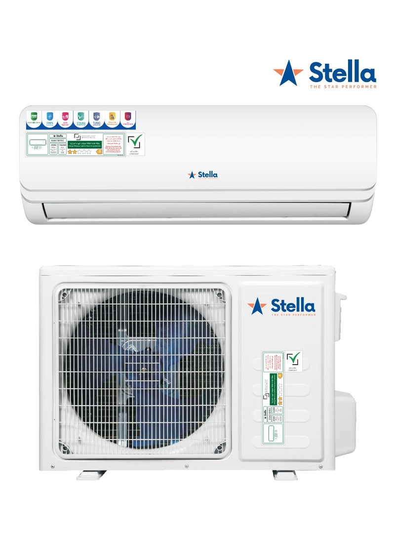 Stella Stella 1.5 Ton Split AC with 18000 BTU, Rotary T3 Compressor, Gold Fin Technology, Turbo Operation- SSAC18YEC  - Image 2